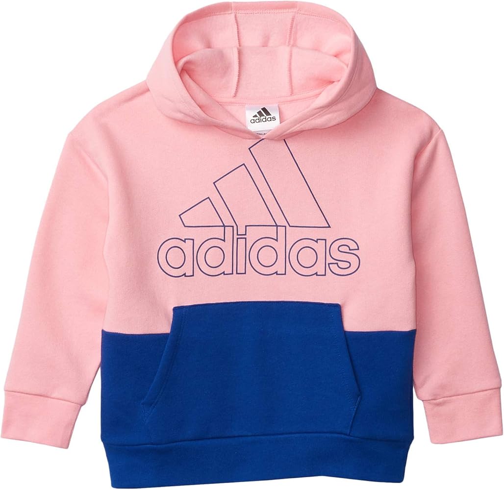 adidas Girls' Hooded Fleece Pullover Sweatshirt