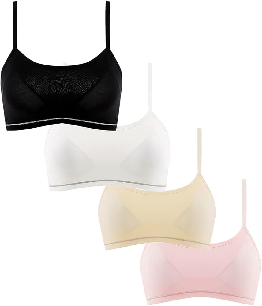 Training Bras for Girls 8-10 Training Bras for Girls 10-12 Girls Training Bras Wire Free Comfortable Bra 10/12 Gir Bra