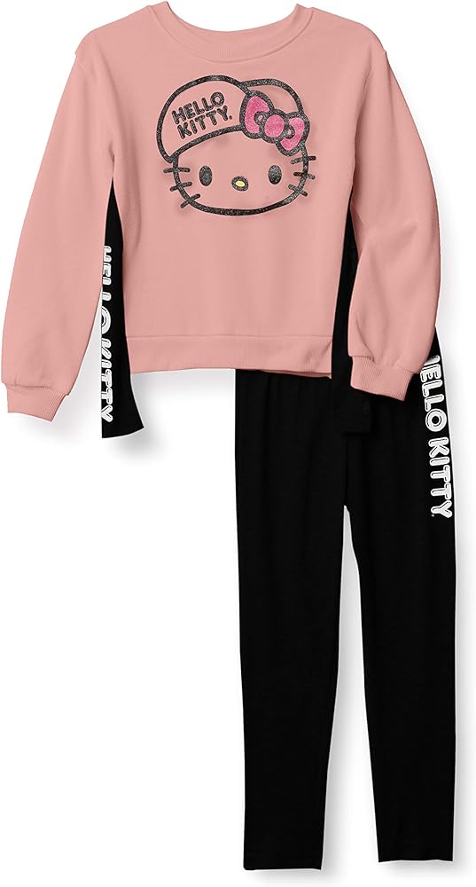 Hello Kitty girls Fleece Sweatshirt and Legging Set