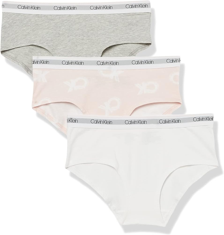 Calvin Klein Girls' Modern Cotton Hipster Underwear