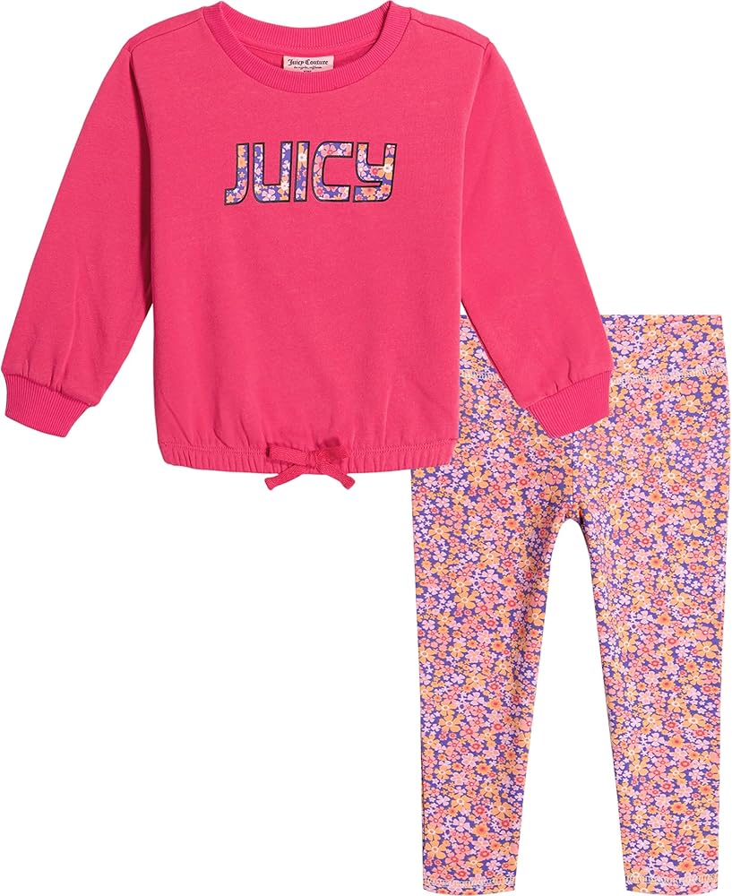 Juicy Couture Girls 2 Pieces Legging Set