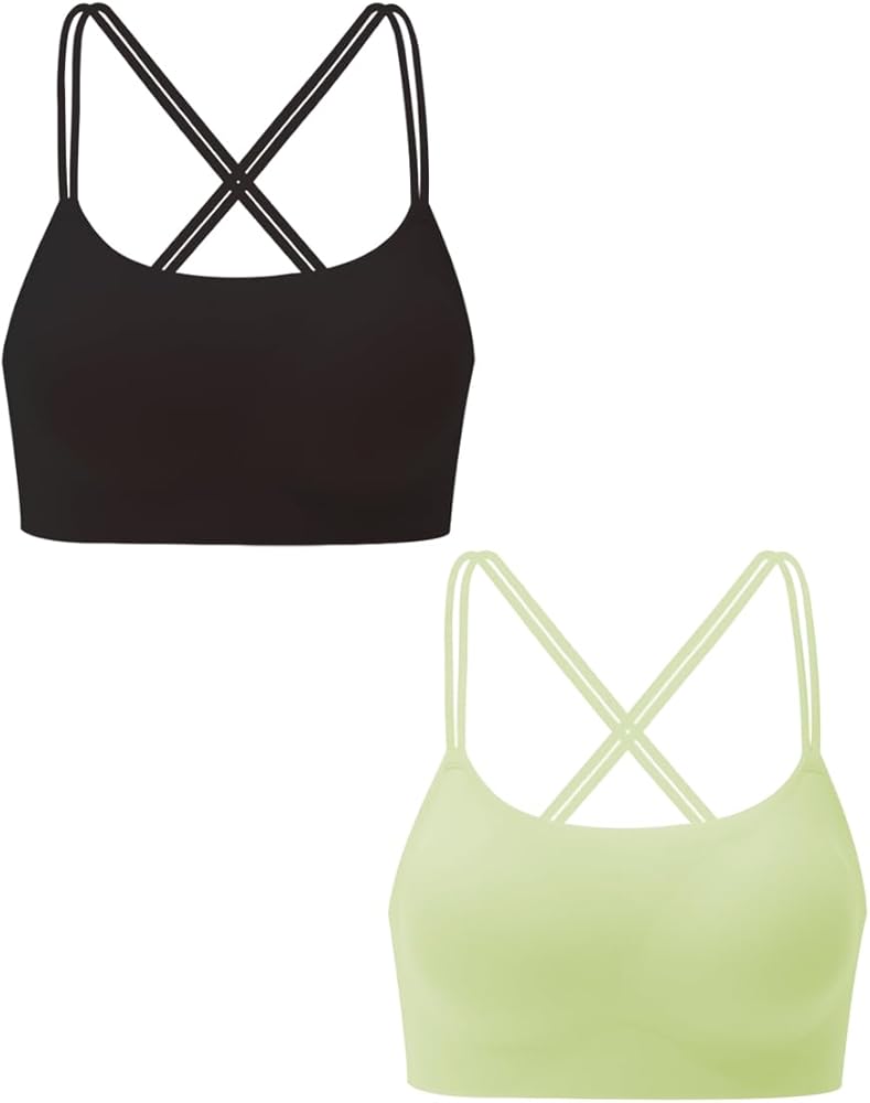 Girls Training Bra-Racerback Sports Seamless with Removable Mini-A Cup Pad…