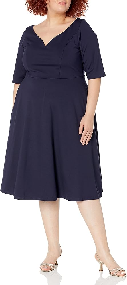 City Chic Plus Size Dress Cute Girl E/S