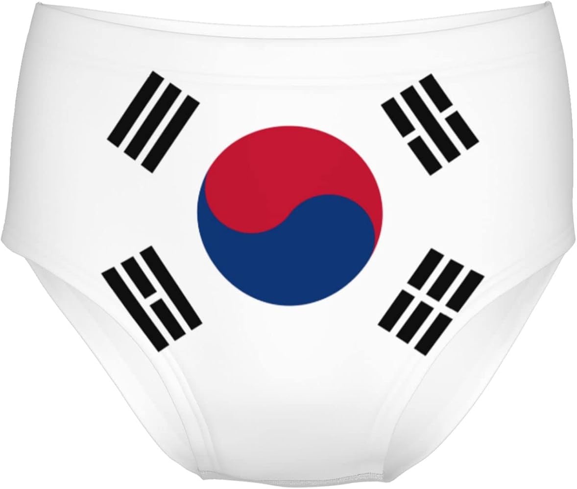 The South Korean Flag Girls Underwear Girl'S Briefs Cotton Toddler Triangle Underpants Soft Cute