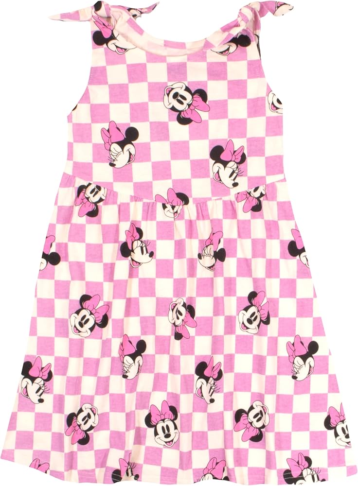 Disney Minnie Mouse All Over Print Girls Dress Minnie Mouse Girls Dresses Minnie Mouse Dresses for Girls