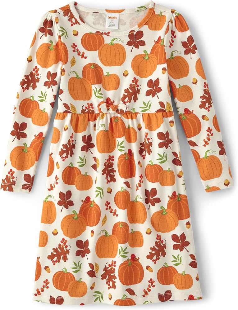 Gymboree Girls' One Size and Toddler Long Sleeve Dress