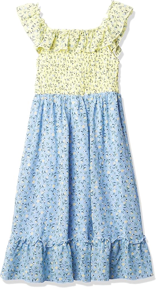 Speechless Girls' Ruffled Maxi Sleeveless Dress