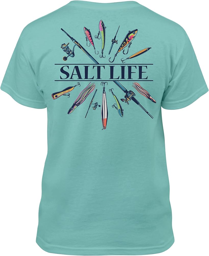 Salt Life Girls' Lure Me in Youth Short Sleeve Classic Fit Shirt