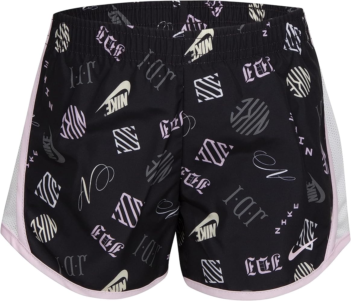 Nike Girl's Iconclash Aop Tempo Shorts (Little Kids)