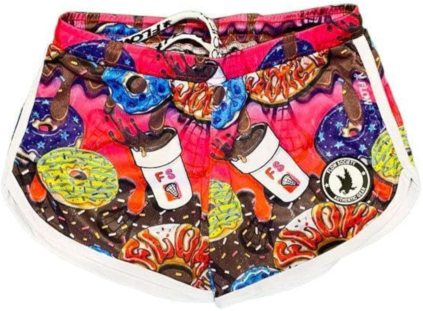 Flow Society Girls Donut Flow Attack Short Pink