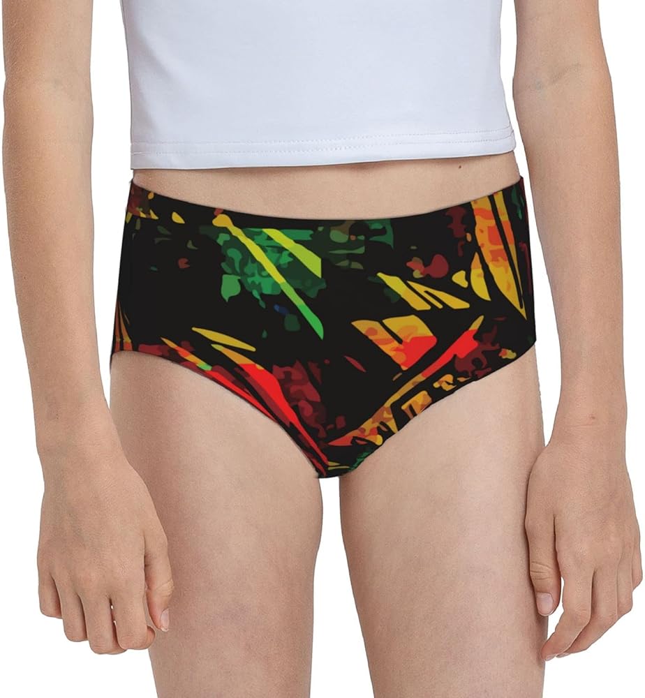 Augenstern Cotton Underwear Jamaica Hipster Rasta Girls'Briefs Soft Underpants