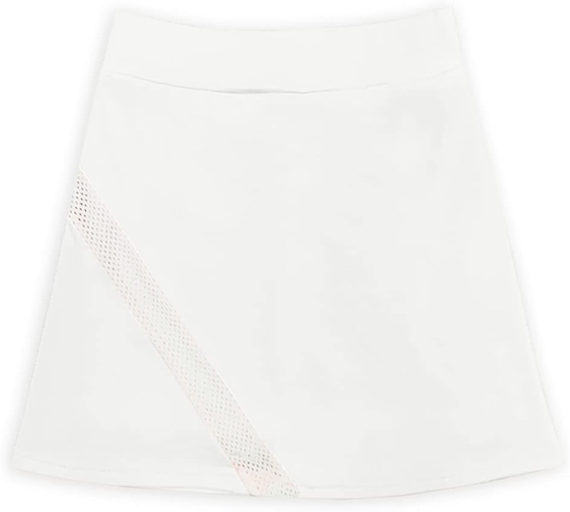 AOBUTE Girl's Athletic Skirts with Mesh Shorts Performance Skorts 5-12 Years