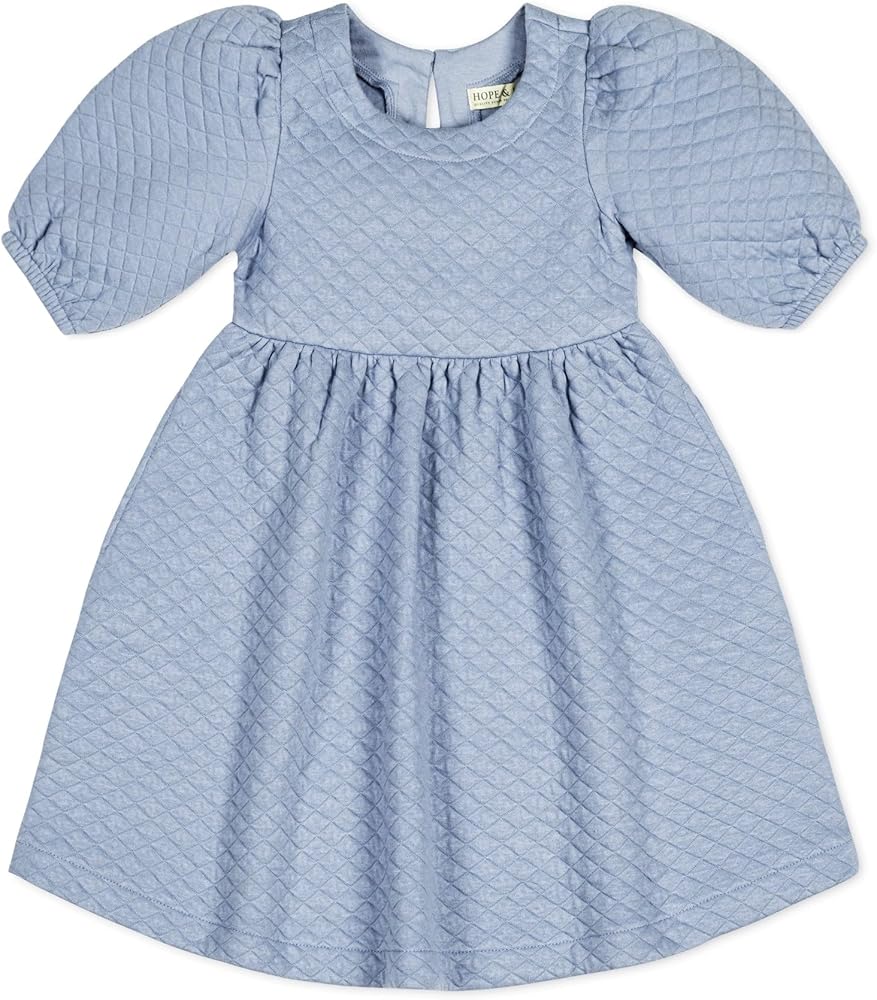 Hope & Henry Girls' Matelasse Dress