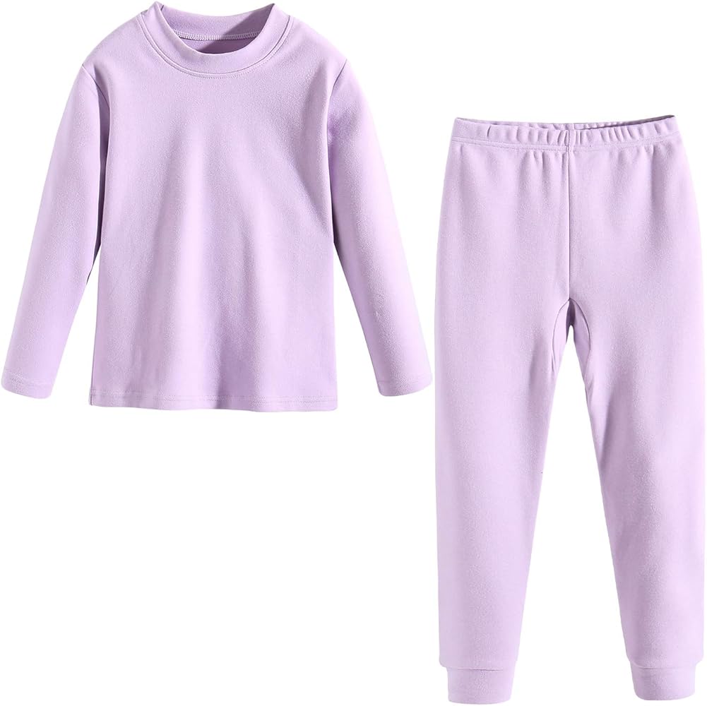 Toddler Thermal Underwear Set Girls Boys Long Johns Kids Pajamas Pjs, 3-7 Years