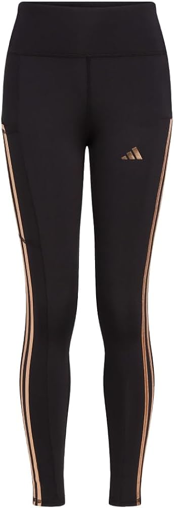 Adidas 3-Stripe Cellphone Pocket Cozy Legging (Extended Size) Black