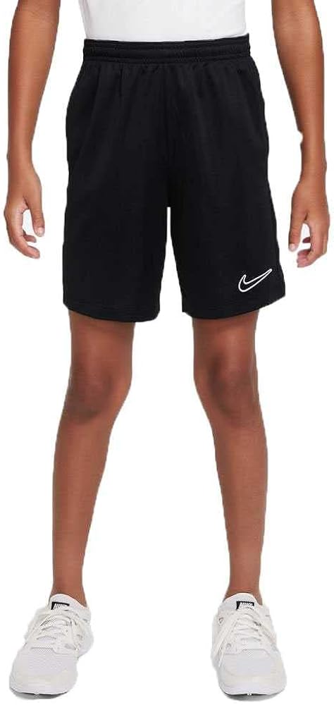 Nike DriFit Trophy 23 Shorts (Little Kids/Big Kids) Black/Black/White M (10-12 Big Kid)