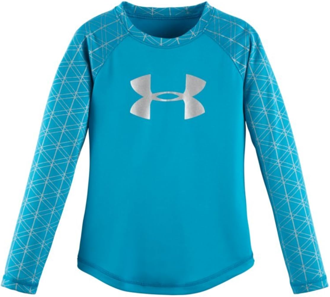 Under Armour Little Girls' Maze Grid Raglan L S