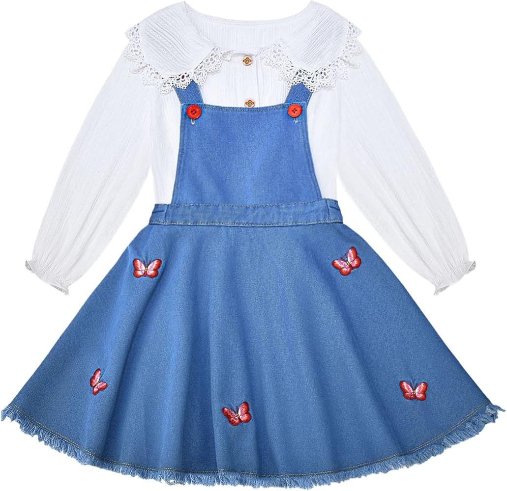 Peacolate Spring Autumn Summer Girl 2pcs Dresses set