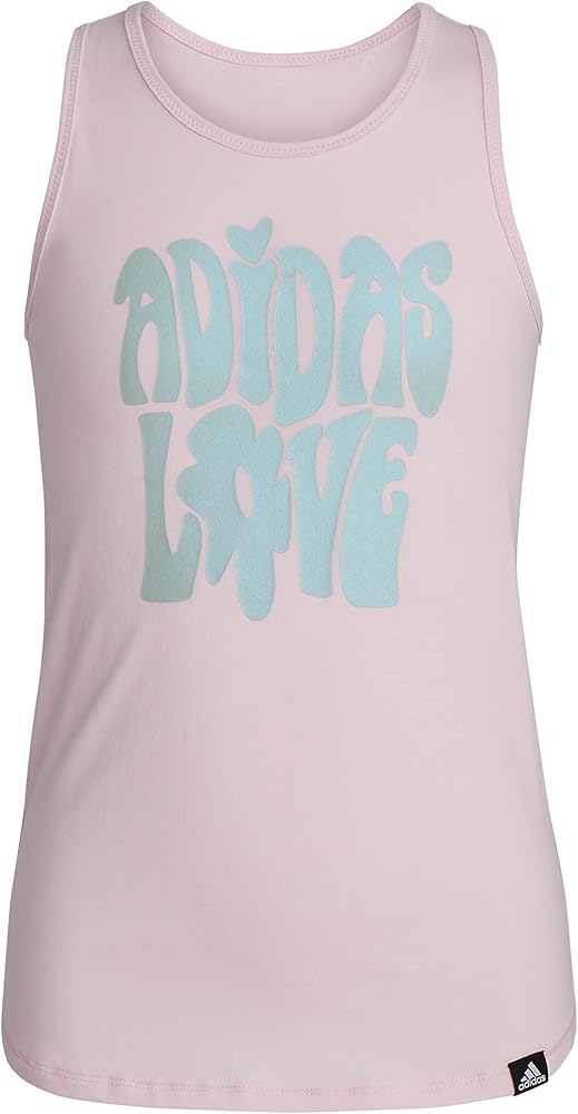 adidas Girls' Sleeveless Lapped Tank