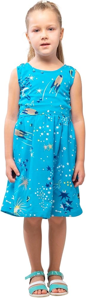 Miss Lavish London Baby Girl Casual Dress Audrey Hepburn Style Kids Summer Party Sleeveless Dresses 3–12 Years