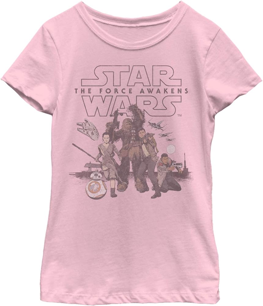 STAR WARS Girls' Big Retro Force