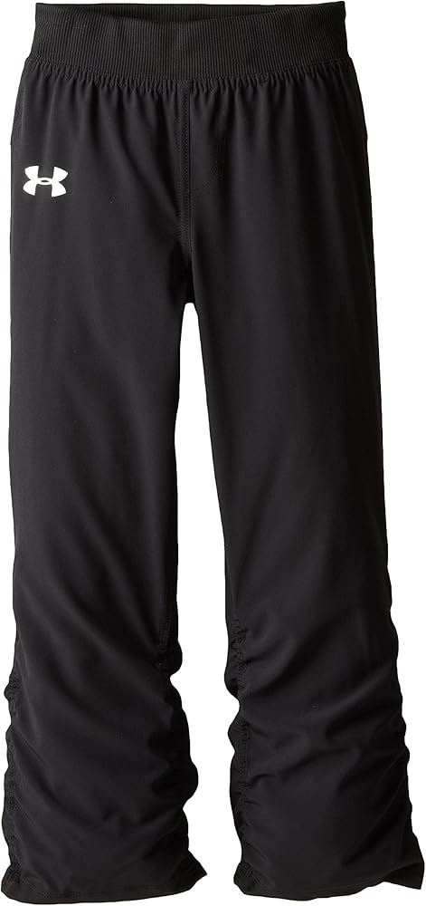 Under Armour Girl's 2-6X Icon Woven Pant Black