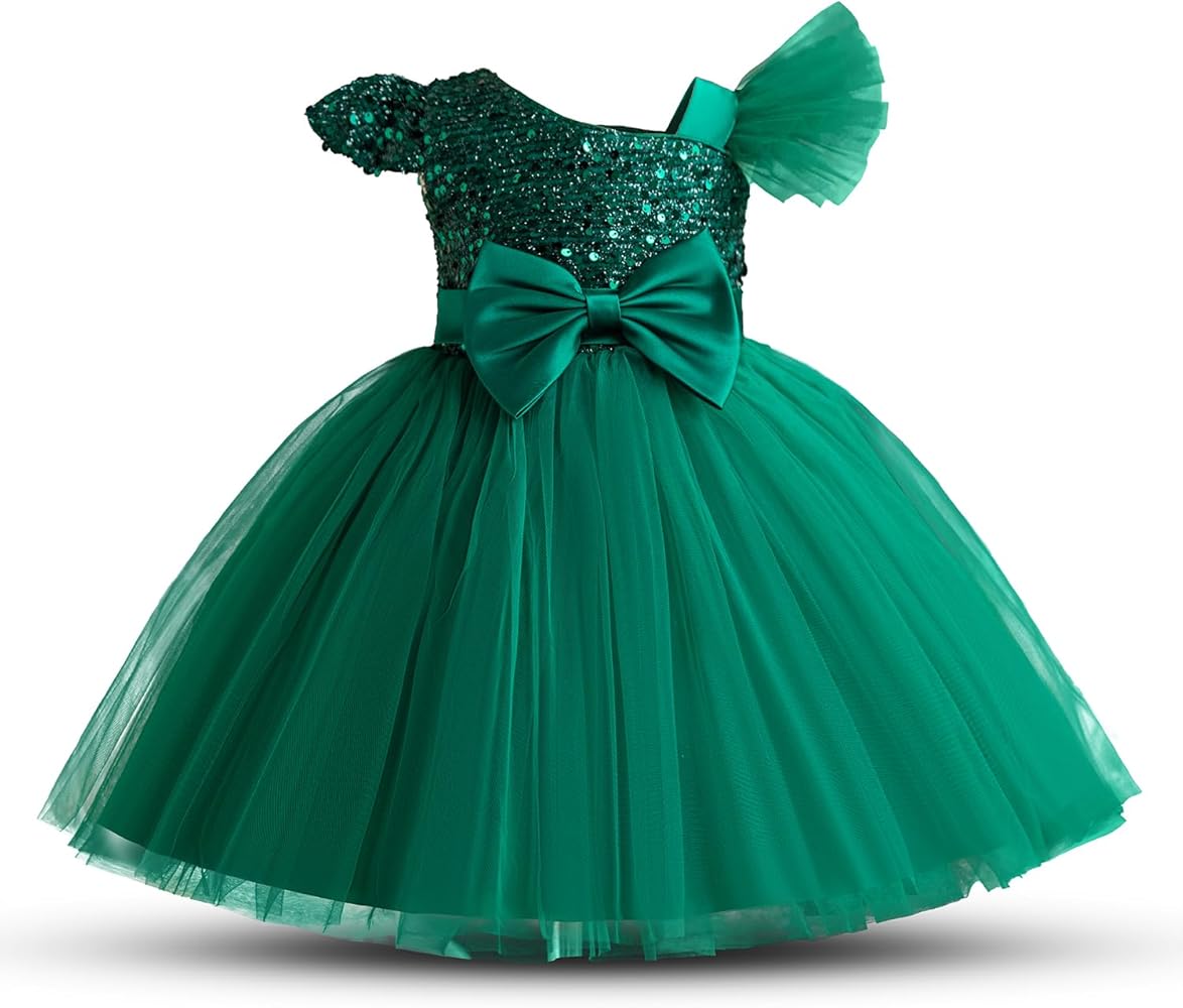 HNXDYY Baby Girl Party Tutu Dress Toddler Girl Sequins Wedding Pageant Ball Gown