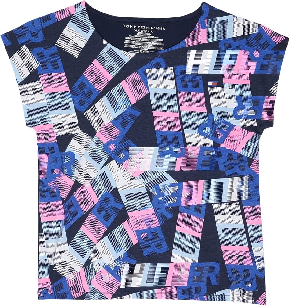 Tommy Hilfiger Girl's THS Swirl Tee (Big Kids)