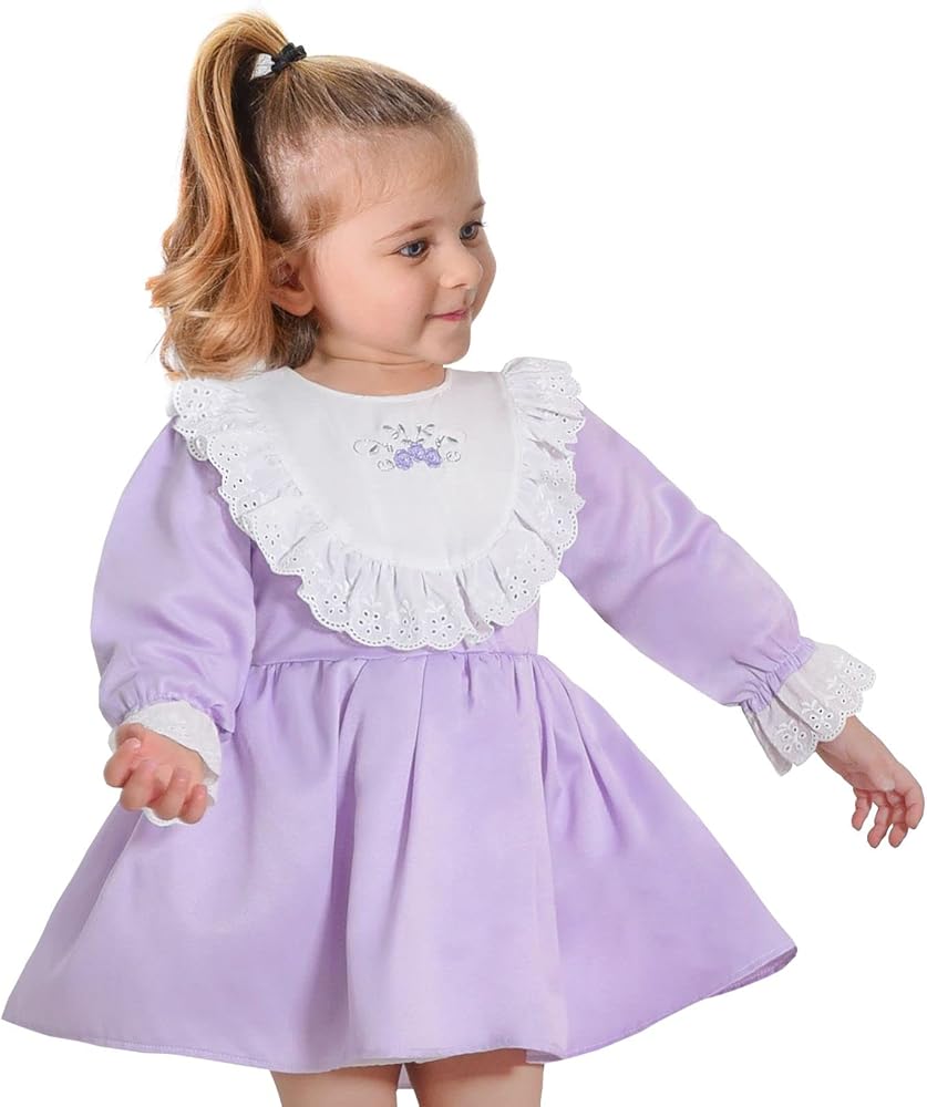 Lilax Girl Long Sleeve Easter Summer Ruffle Dress