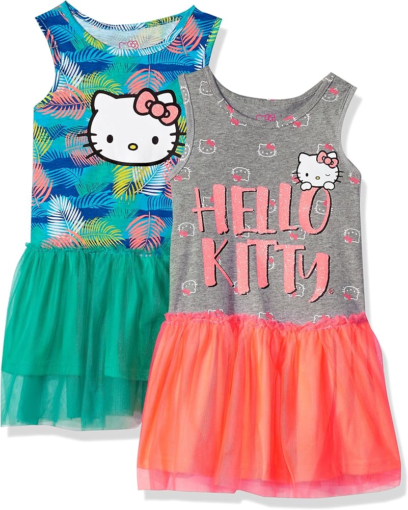 Hello Kitty girls Hello Kitty Girls 2 Pack Embellished Dresses