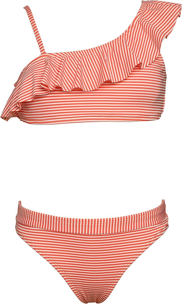 Hobie Girls' One Shoulder Bra & H