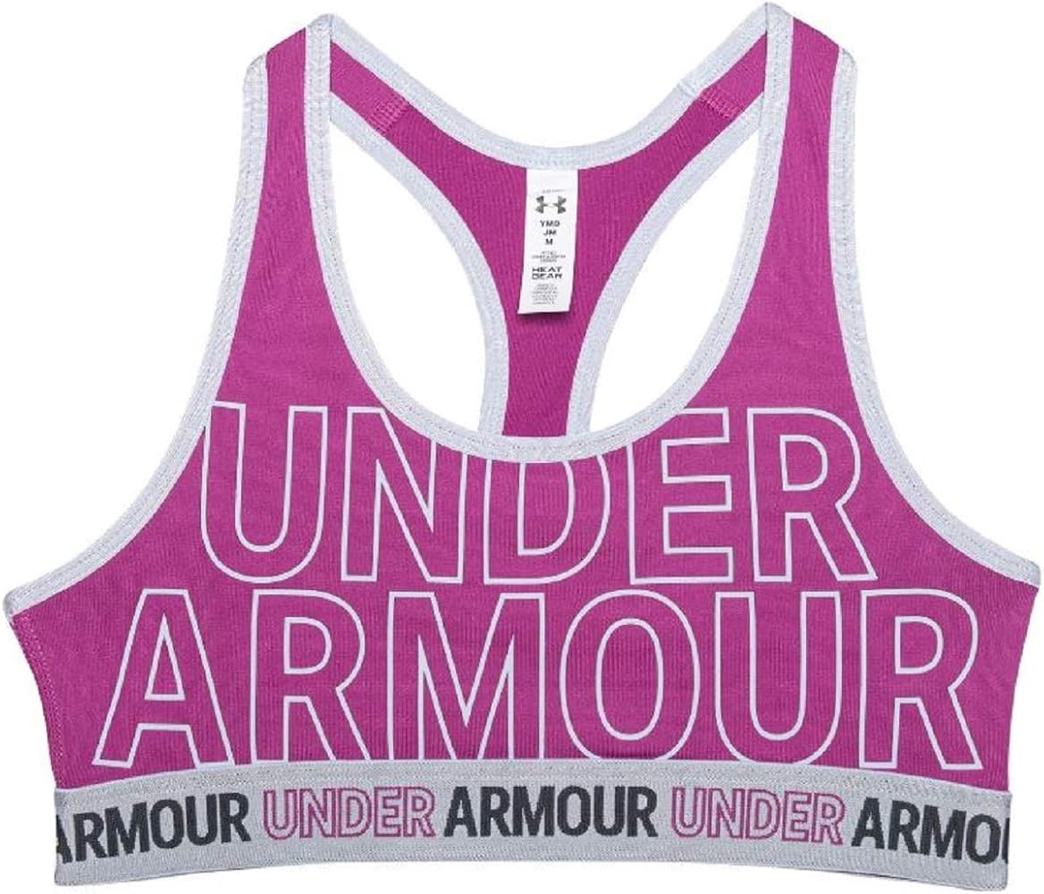 Under Armour Girls MFO Wordmark HeatGear Sports Bra