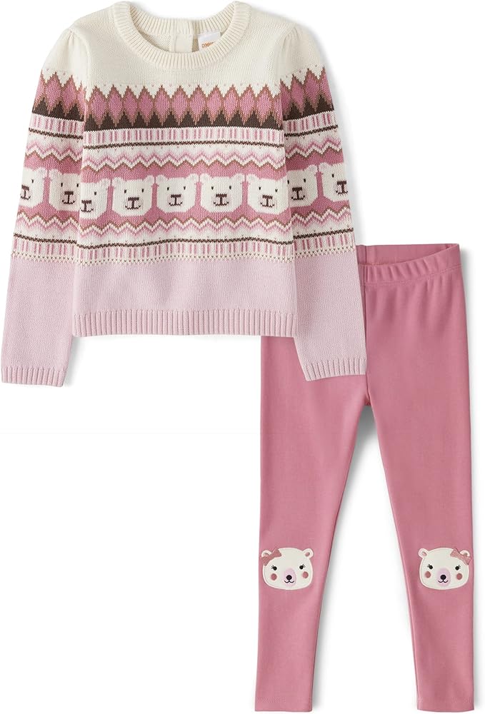 Gymboree Girls Sweater and Pants, Matching Toddler Outfit