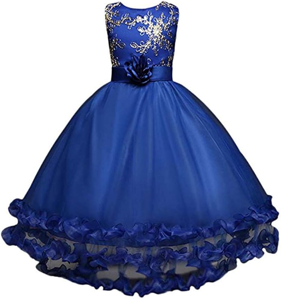 DreamHigh Gorgeous Girls' Princess Evening Party Long Tailing Dress up