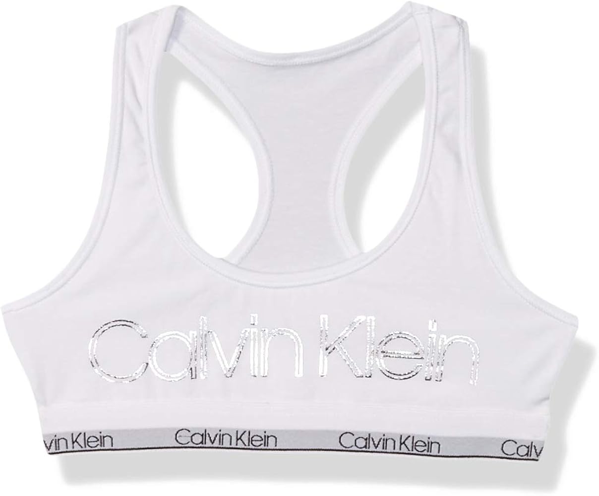 Calvin Klein Girls' Little Modern Racerback Cotton Bralette