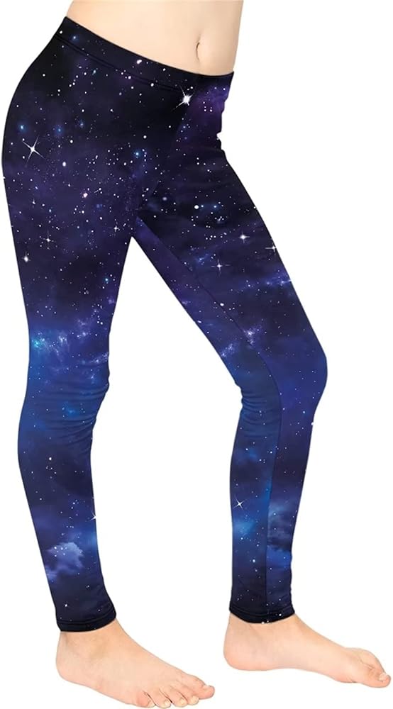 Girls Dance Leggings Kids Athletic Workout Running Yoga Pants Full Length Lounge Trousers 4-13 Years