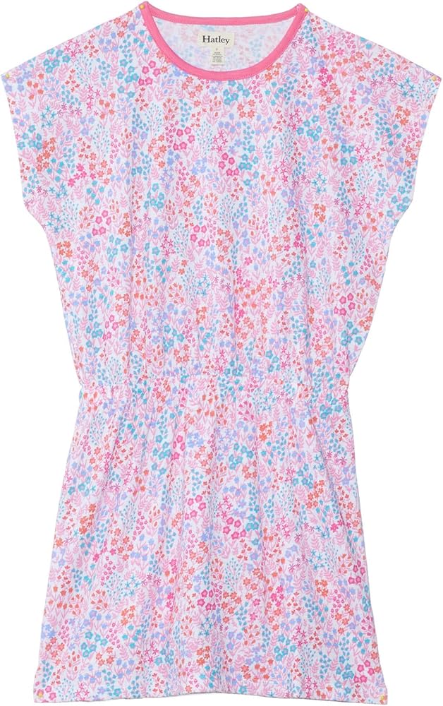 Hatley Girls Tall Ditsy Floral Relaxed Dress (Toddler/Little Big Kid)