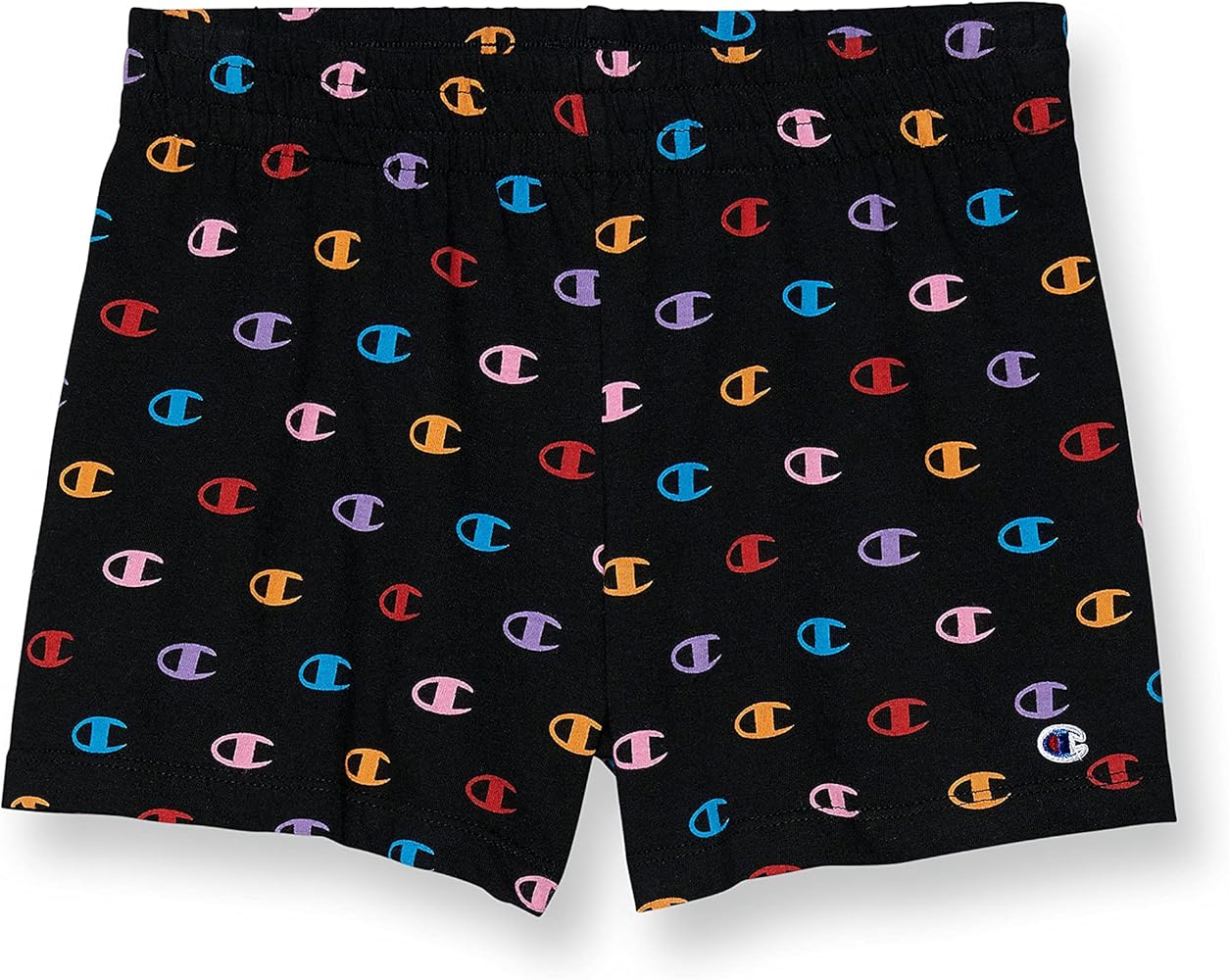 Champion girls Shorts, Cotton Shorts for Girls, Lightweight Gym Shorts, Script, 3"