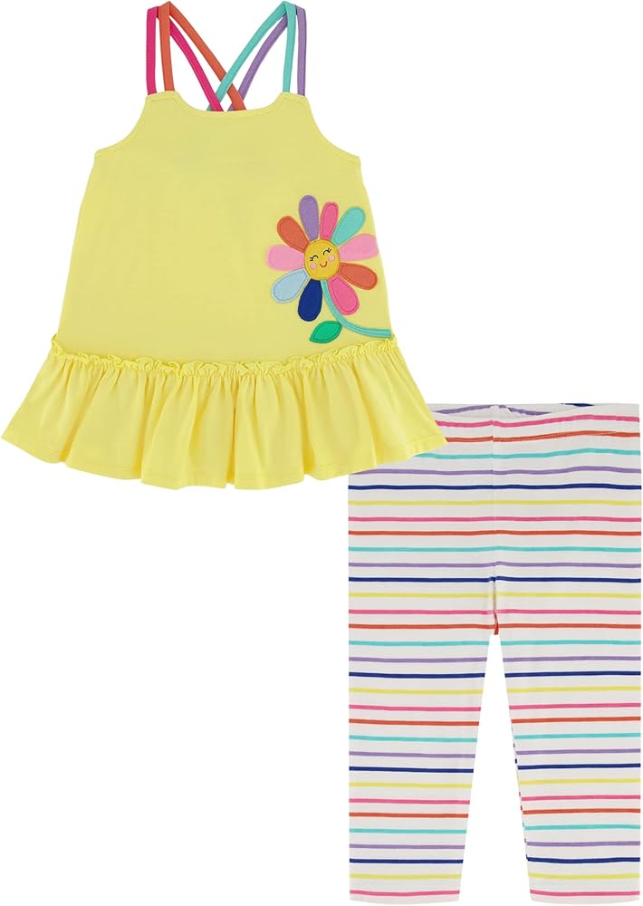 Kids Headquarters Girls 2 Pieces Capri Set