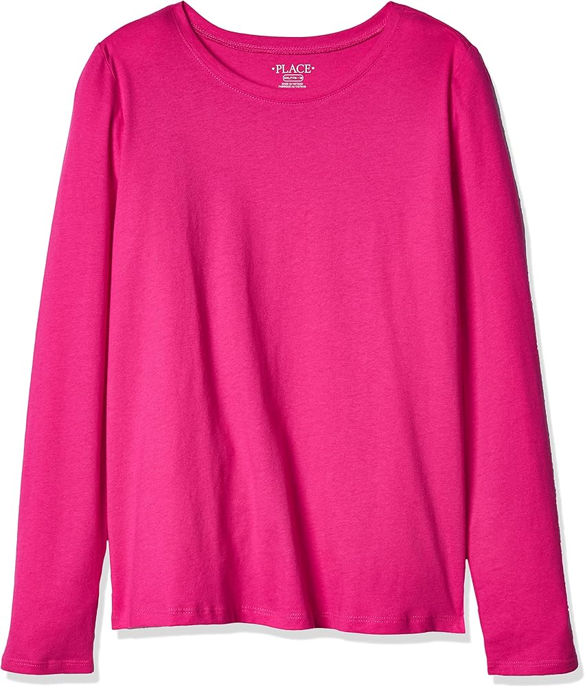 The Children's Place girls Long Sleeve Basic Layering Tee