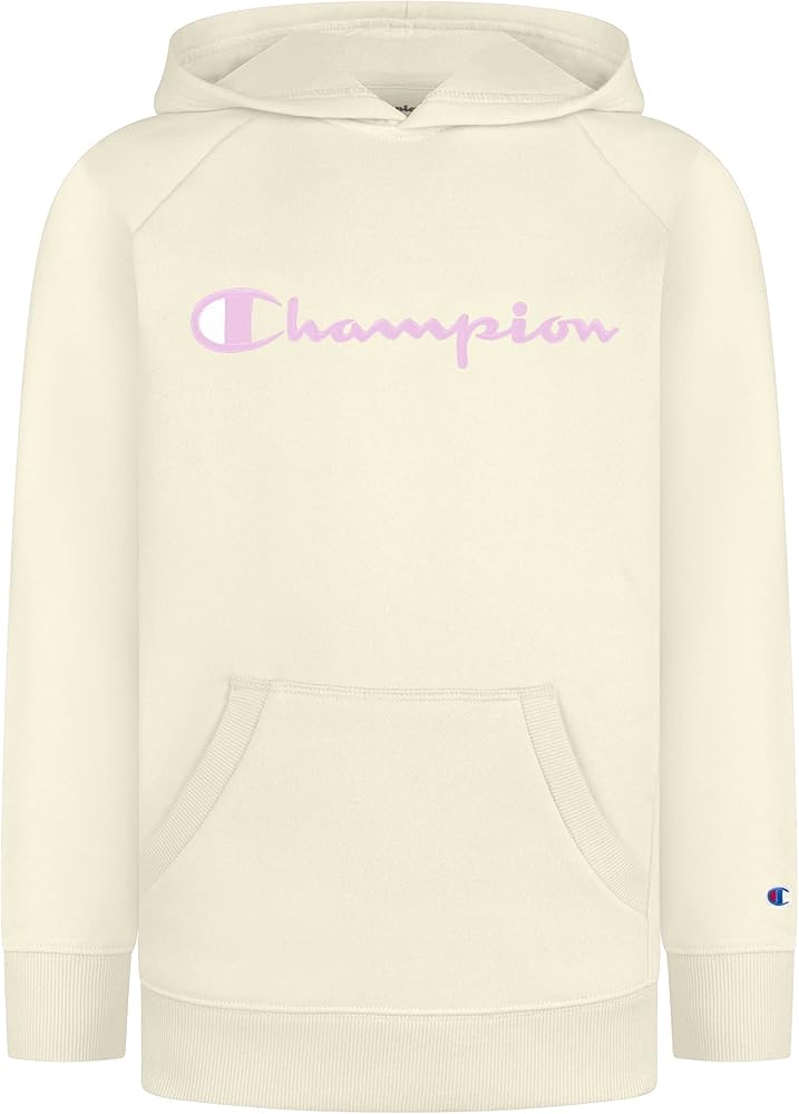 Champion Girls Hoodie for Kids Pullover Sweatshirt For Girls Athletic Sweater