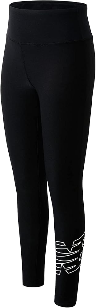 New Balance Girl's Performance Leggings (Big Kids) Black 2 MD (10-12 Big Kid)