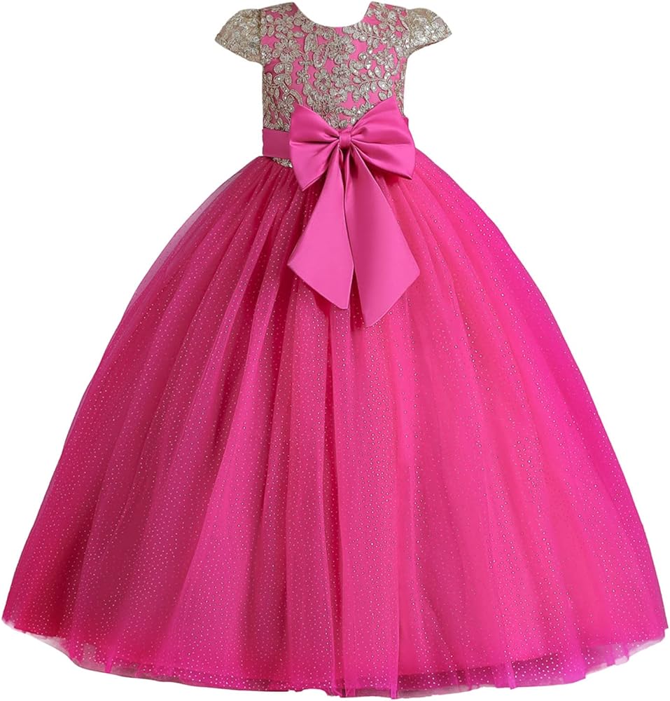 Check Dress Toddler Kids Girl Dress Summer Sleeveless Bowknot Flower Princess Dress Catwalk Performance Dress Big