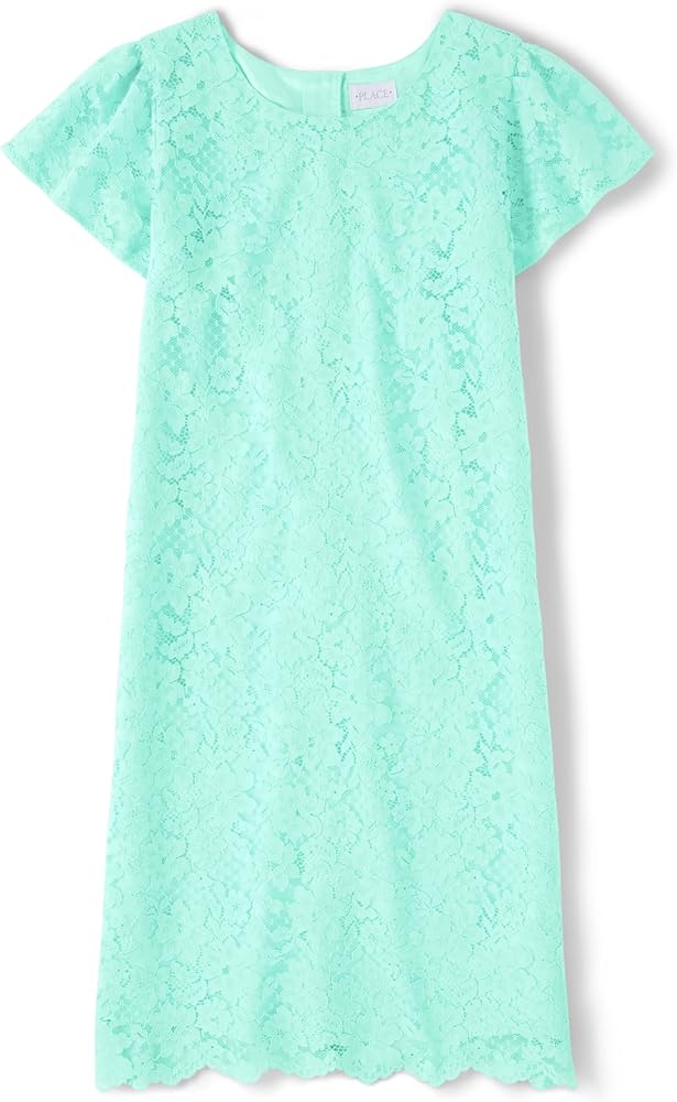 The Children's Place unisex baby Mommy And Me Lace Shift Dress