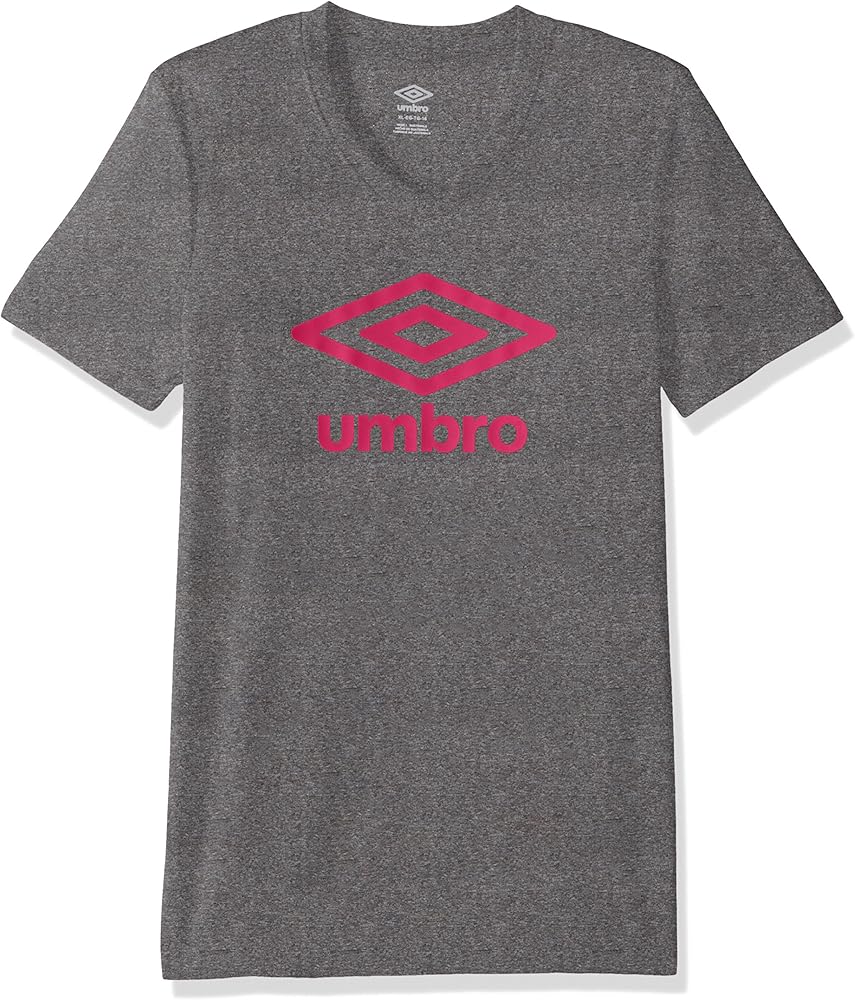 Umbro Girls Logo Climate Short Sleeve Tee