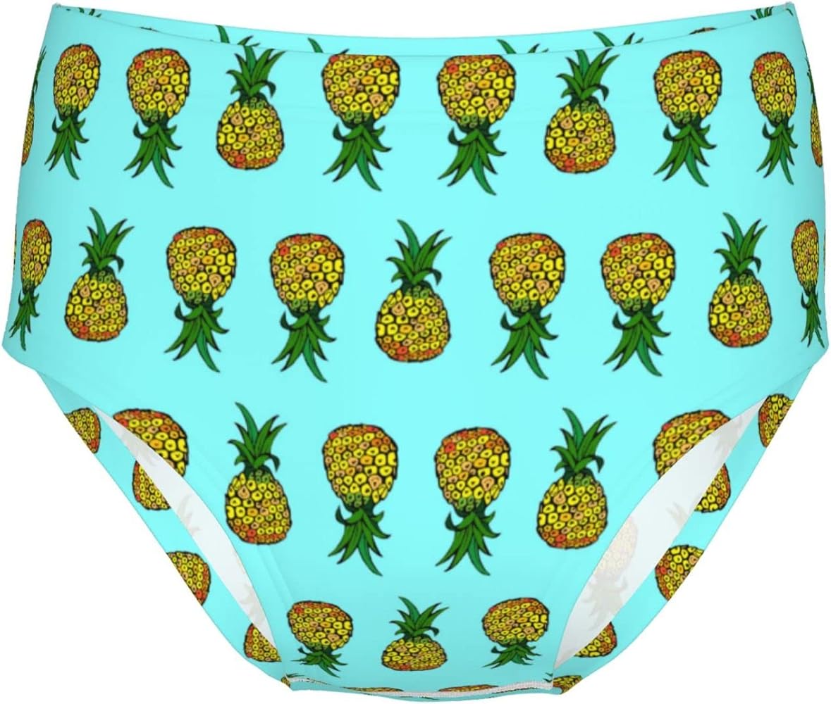 Different Fruit Pineapple Girl'S Briefs Triangle Underpants Teenager Panties Child Knickers Toddler Underwear