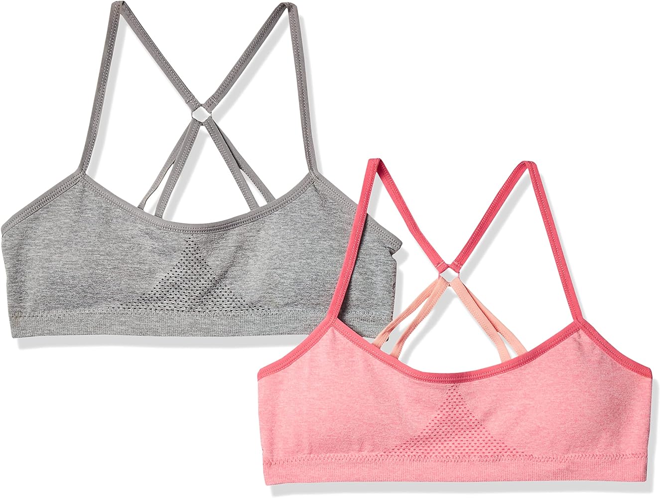 Hanes Girls Comfortflex Fit Seamless Racerback 2-Pack Bra