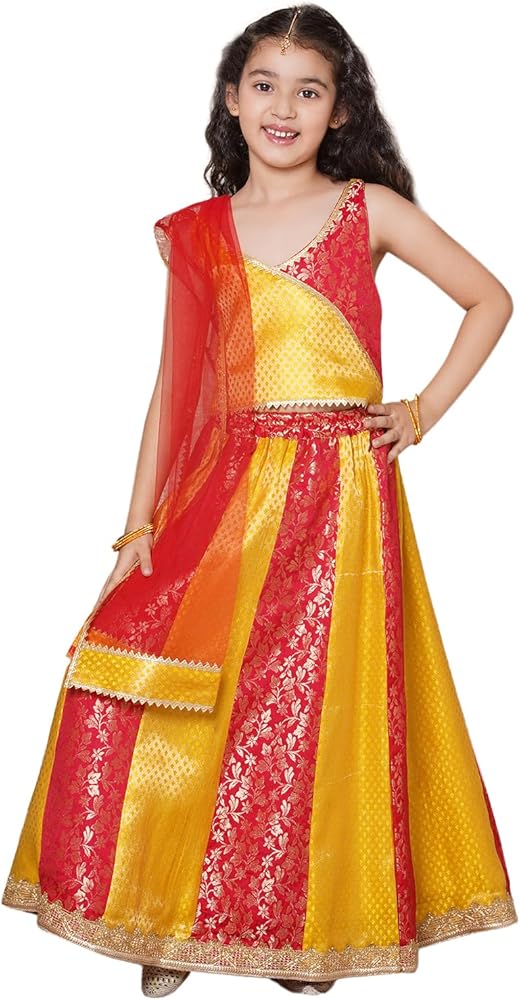 AJ DEZINES ADIVA Girls Indian Ethnic Wear Lehenga Choli for Kids