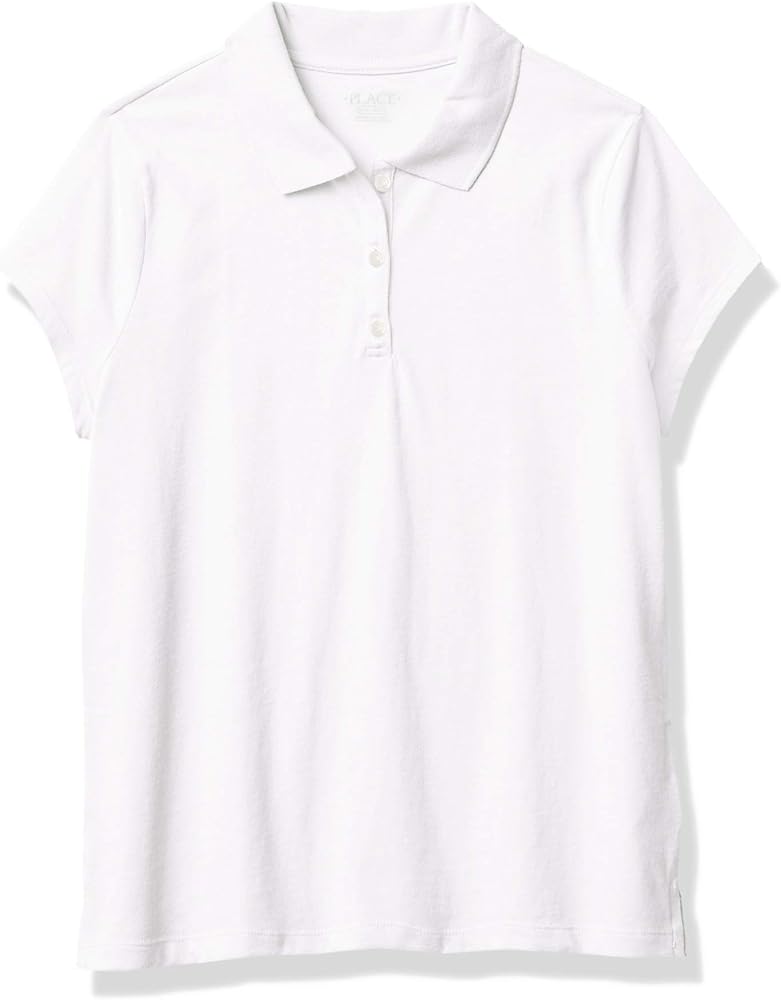 The Children's Place Girls' Short Sleeve Soft Jersey Polo