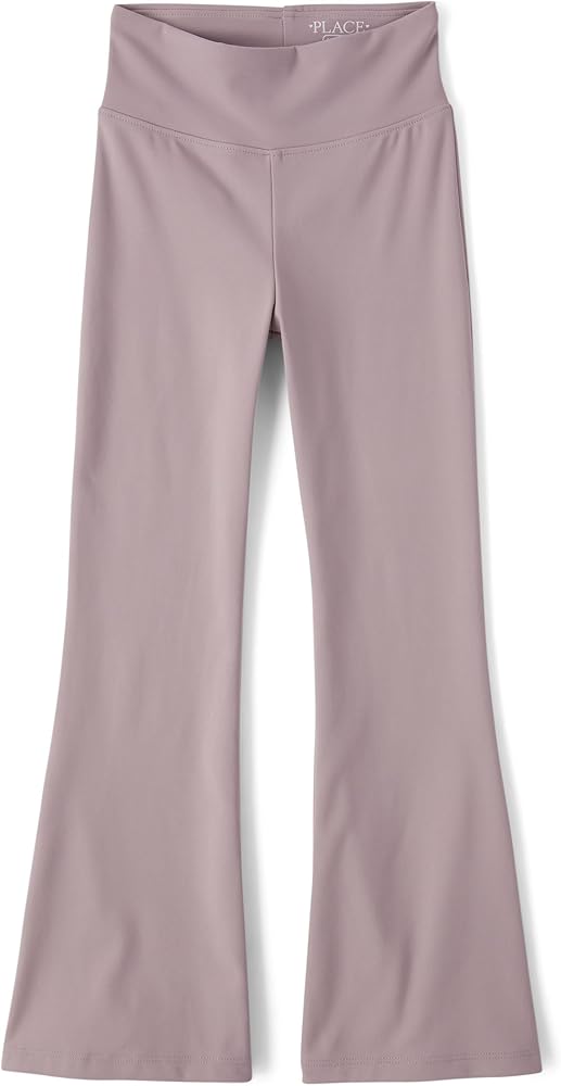 The Children's Place Girls' Flare Legging Pants, Soft Violet